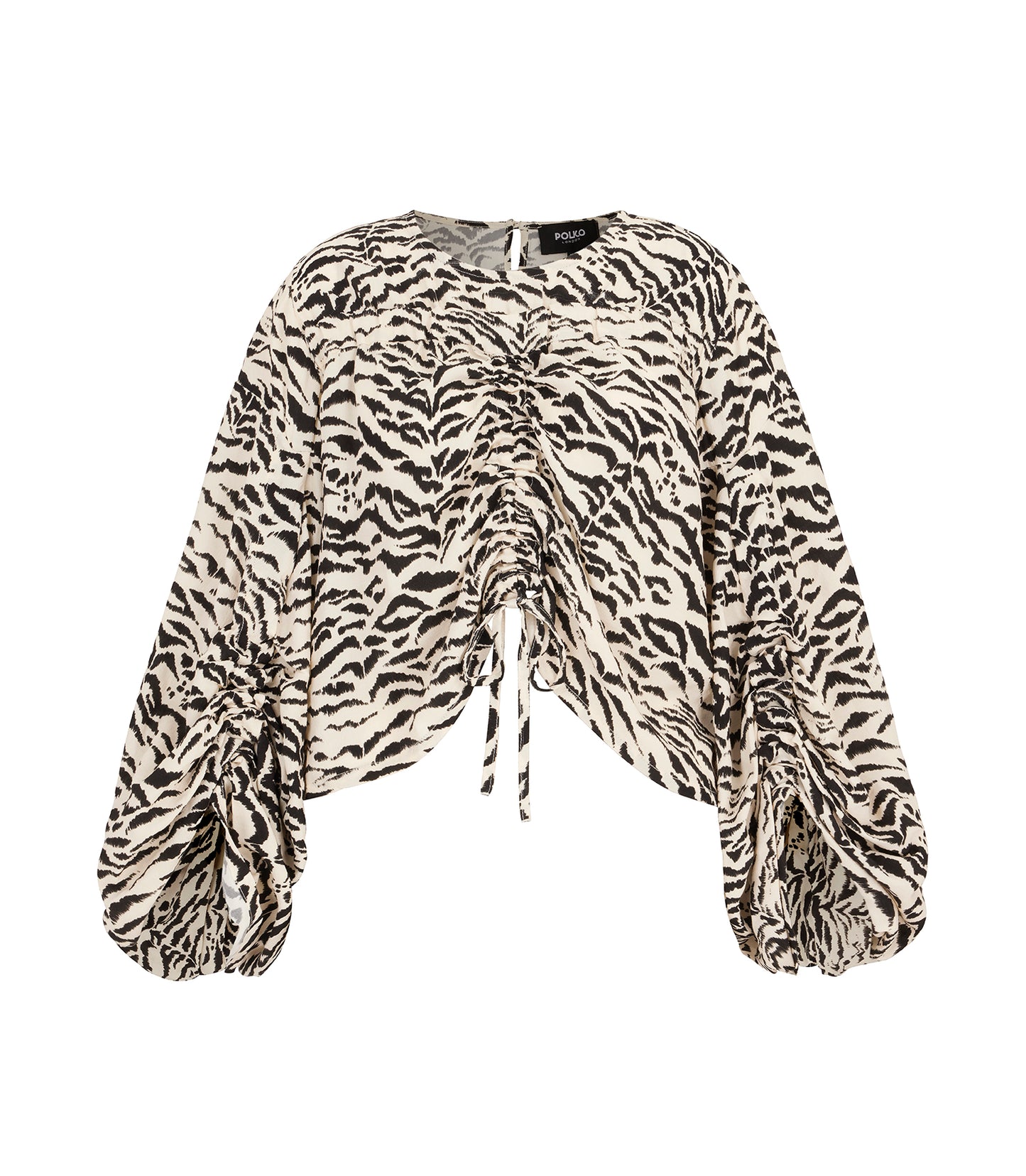 Bubble sleeve blouse