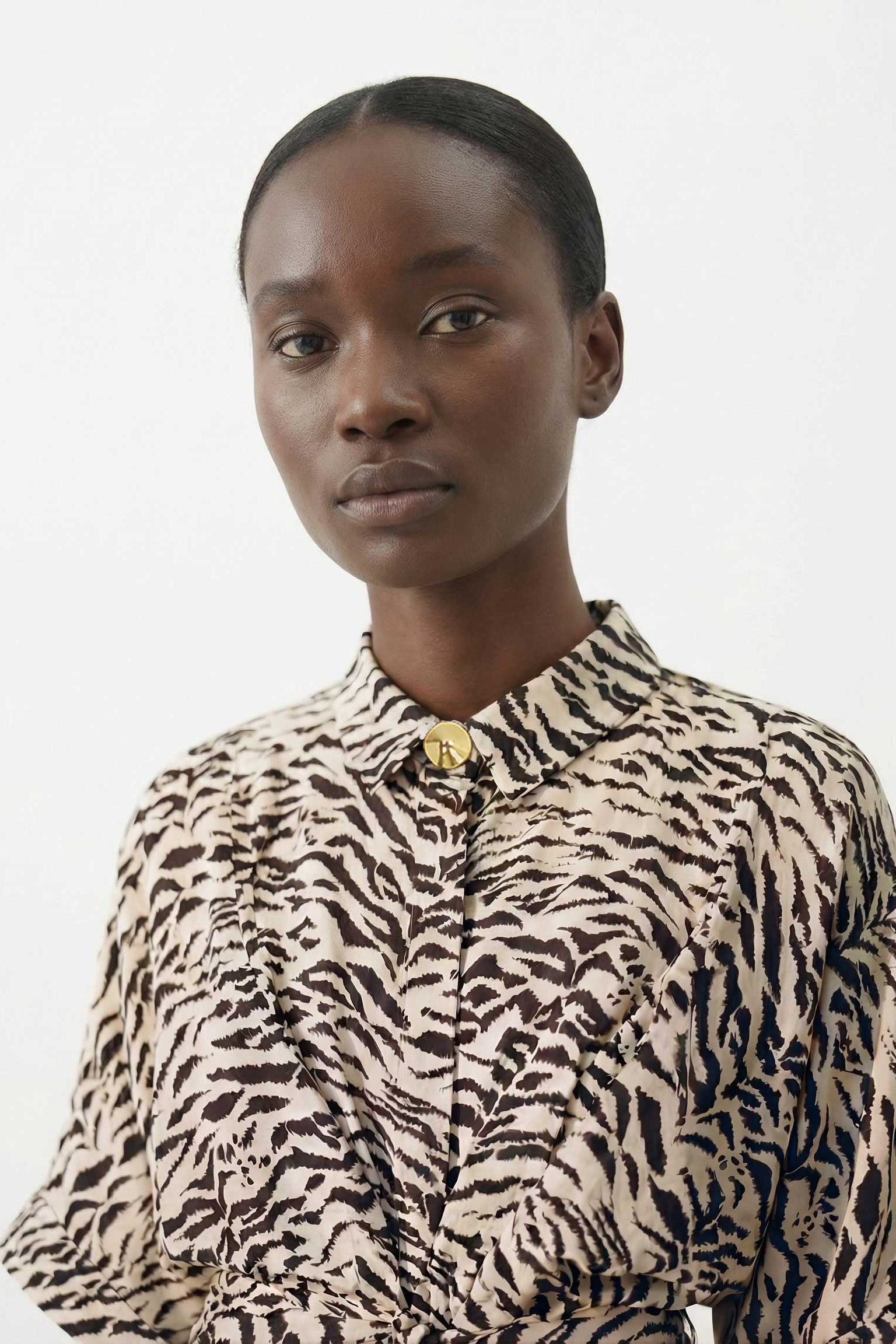 Kaya Zebra Print Kimono Dress | Statement Fashion | Polko